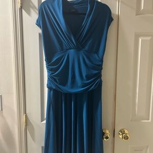 Chaps Teal  Dress - Size XL